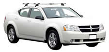 Dodge Avenger roof racks vehicle image